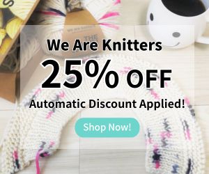 We Are Knittersの毛糸とキットのバナー