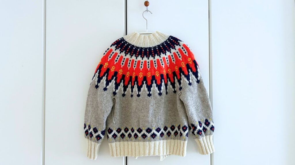 Miknits2023 alp 水通し＆スチーム後